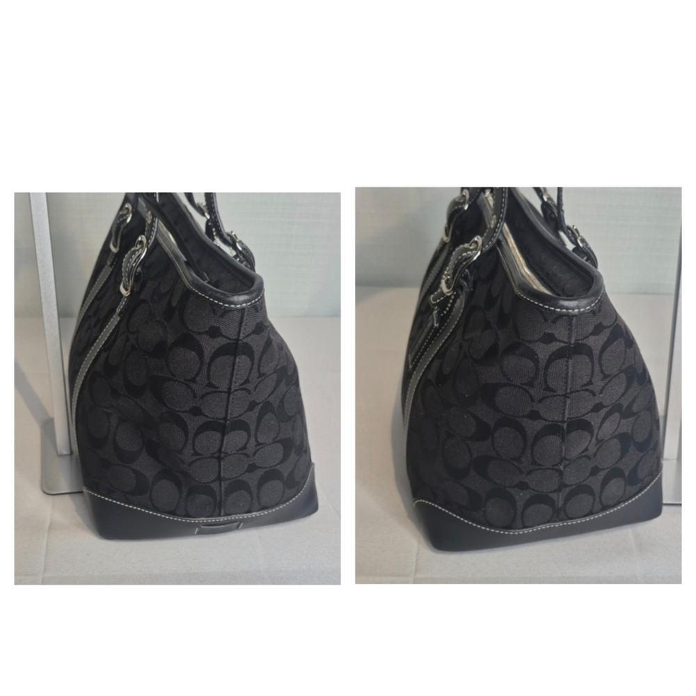 Coach 2pc Signature Tote Bag And Wallet Set - Picture 6 of 17